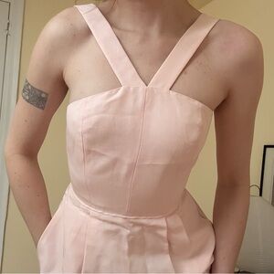 J. Crew Size 0 Bridesmaid Dress, Lexie Faille in Shell Pink